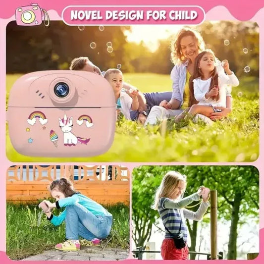 Kids Instant Print Digital Camera 1080P - Thermal Photo Printer | Perfect Birthday Gift