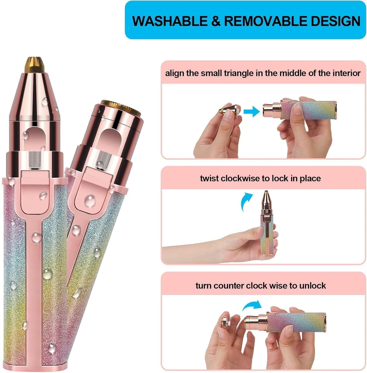 2 in 1 Eyebrow & Hair Remover